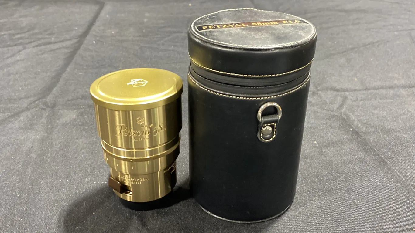 LOMOGRAPHY NEW PETZVAL 58MM F/1.5 MANUAL FOCUS PORTRAIT ART LENS WITH CASE