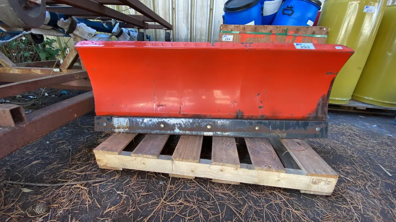 KUBOTA V4308 ORANGE 60" INDUSTRIAL MINI PLOW ATTACHMENT