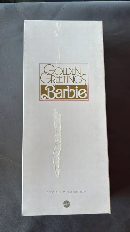 VINTAGE 1989 SPECIAL LIMITED EDITION GOLDEN GREETINGS BARBIE *IN ORIGINAL BOX*