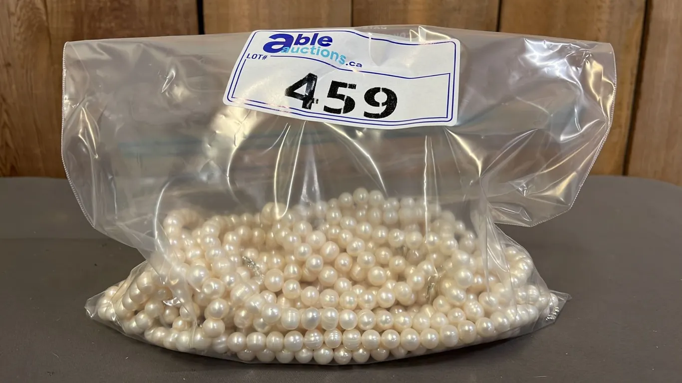 BAG OF (15) FRESHWATER PEARL NECKLACES