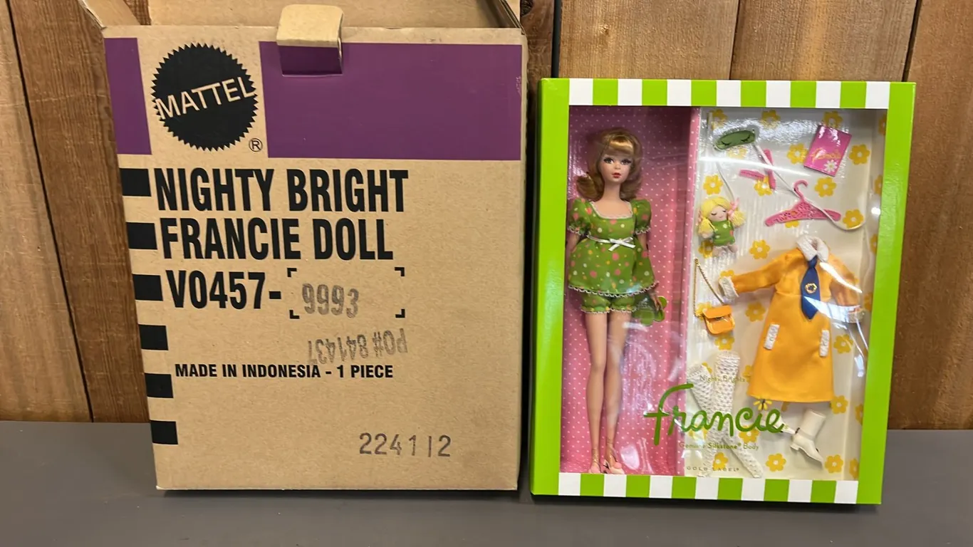 VTG. 2011 NIGHTY BRIGHT FRANCIE DOLL *IN ORIGINAL BOX/GOLD LABEL FAN CLUB EXCLUSIVE*