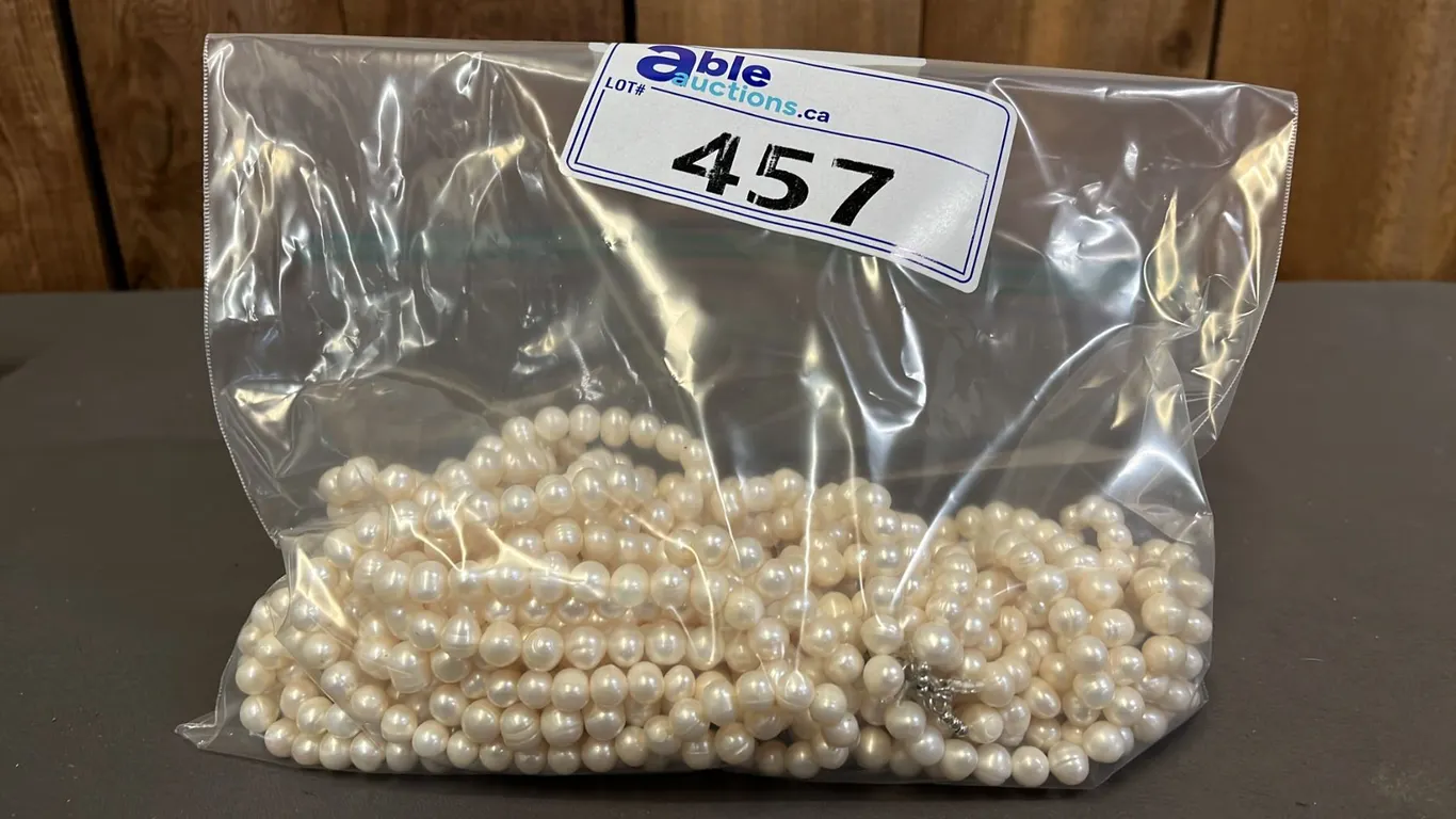 BAG OF (15) FRESHWATER PEARL NECKLACES