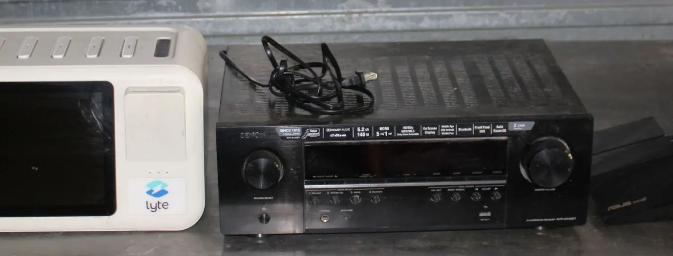 Lyte Charging Station, Denon AVR-S540BT, ASUS RT-AX55