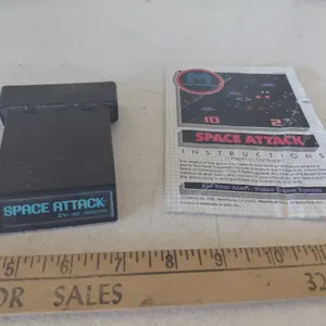 1982 Network Space Attack Atari Game W/Booklet