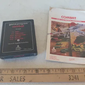 1977 Atari Game Program Combat W/Booket