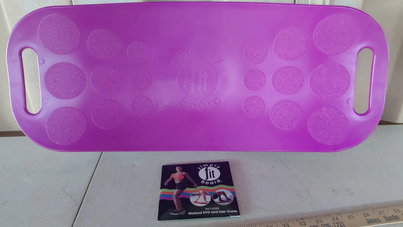Fit Simply Board 26"X10"X3.5" W/Workout Dvd/User Guide