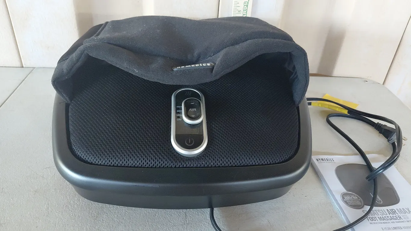 Homedics Shiatsu Air Max Foot Massager W/Heat