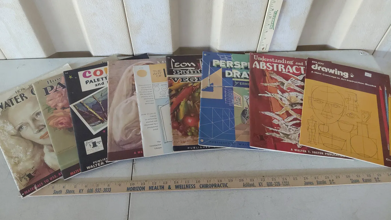 Vintage Drawing Books