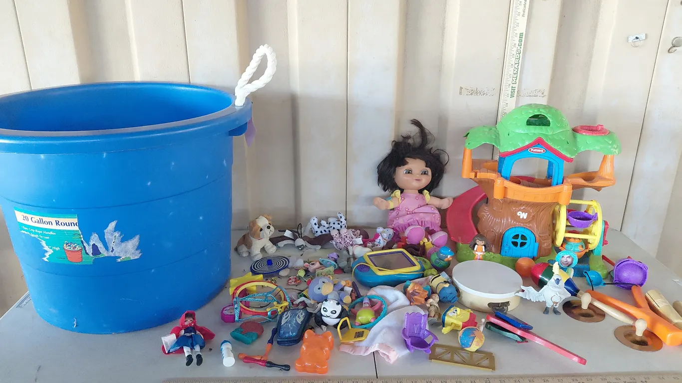 Round Tub, Dora Doll, Playskool Jungle, Etc.