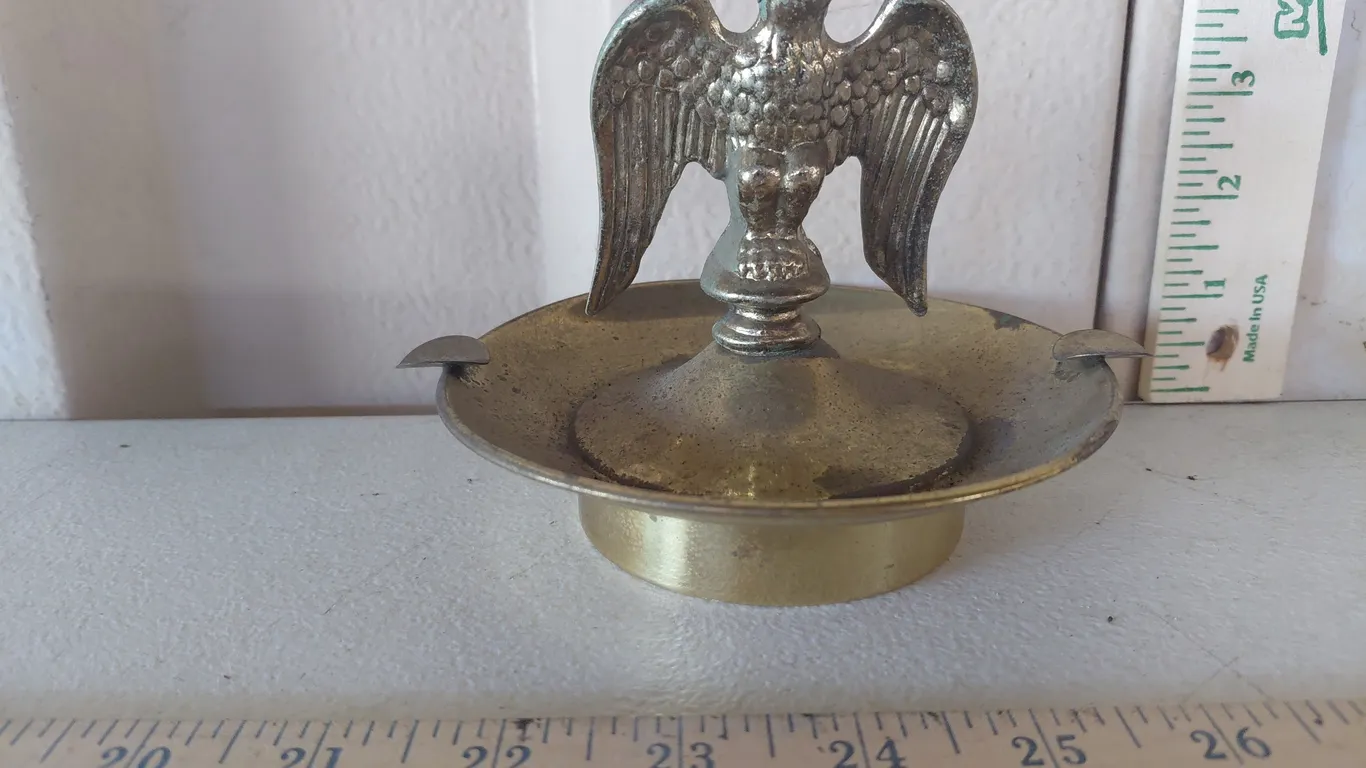 Vintage Metal Eagle Ashtray