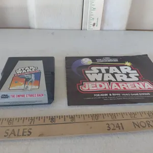 1982 Star Wars The Empire Strikes Back Atari Game W/Jedi Arena Booklet