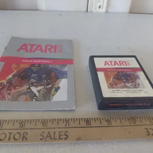 1982 Atari 2600 Realsports Football Game W/Booklet