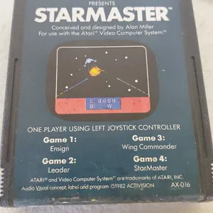 1982 Activision Starmaster Atari Game W/3 Booklets