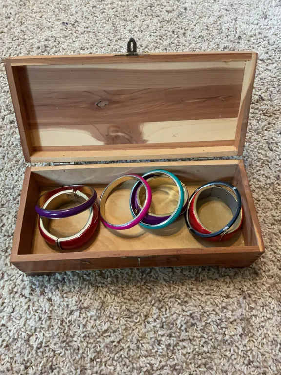 Bracelets and Cedar Jewelry Box