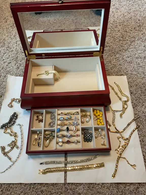 Jewelry Box with Jewelry