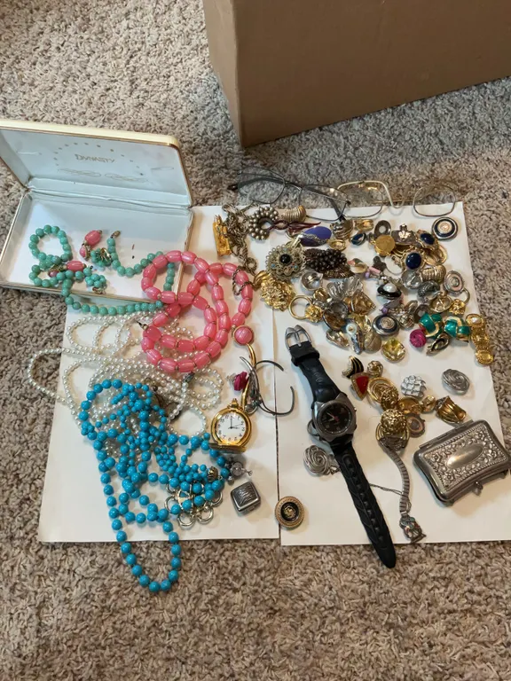 Earrings, Necklaces, and Watches