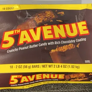 *NEW* 5th Avenue Candy Bars, 18 Ct - Best By: 6/2026