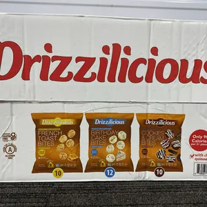 *NEW* Drizzilicious Mini Rice Cake Bites Variety Pack, 32 Count - Best By: 2/2027