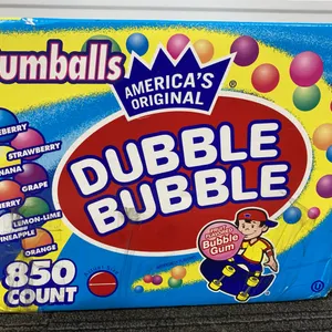 *NEW* Dubble Bubble Assorted Gumballs, 850 Ct - Best By: 3/2029