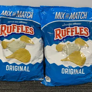 *NEW* Ruffles Original Potato Chips, 2 Bags, 15.625oz Each - Best By: 8/11/2026