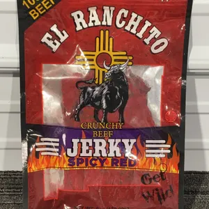 *NEW* El Ranchito, Spicy Red, Crunchy Beef Jerky  - Best By: 6/3/2027