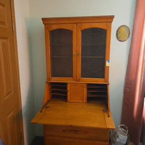 Vintage ladies drop down secretary desk