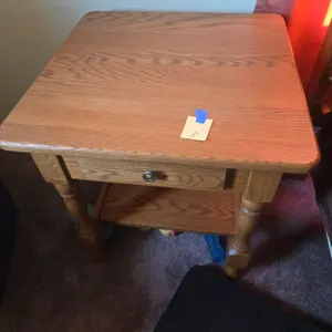 Custom made Oak Amish nightstand