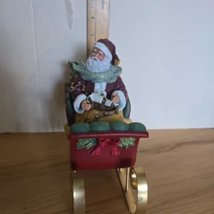 Vintage Thomas kinkade a visit from Saint Nicholas the figurine
