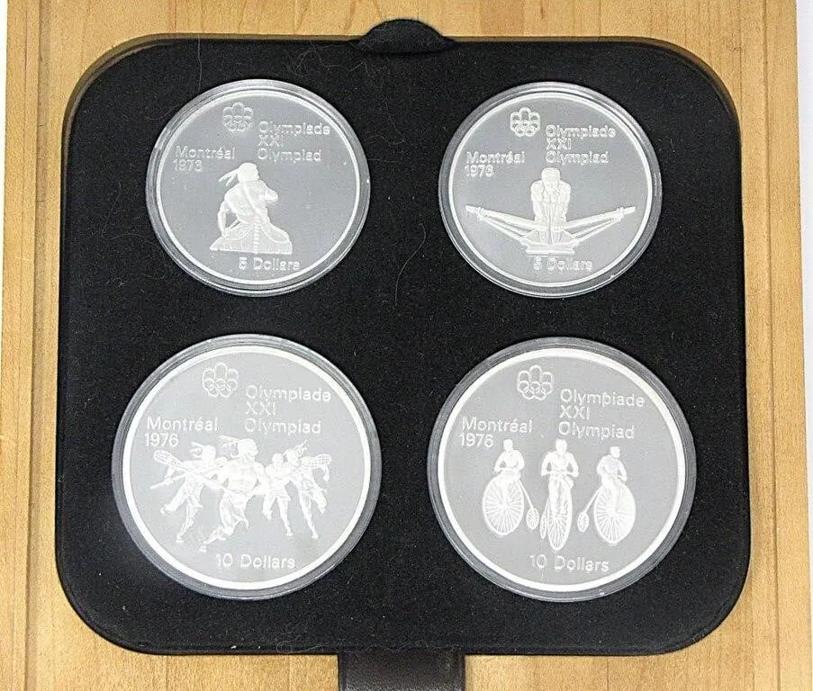 1976 MONTREAL OLYMPIC STERLING COIN SET SERIES III