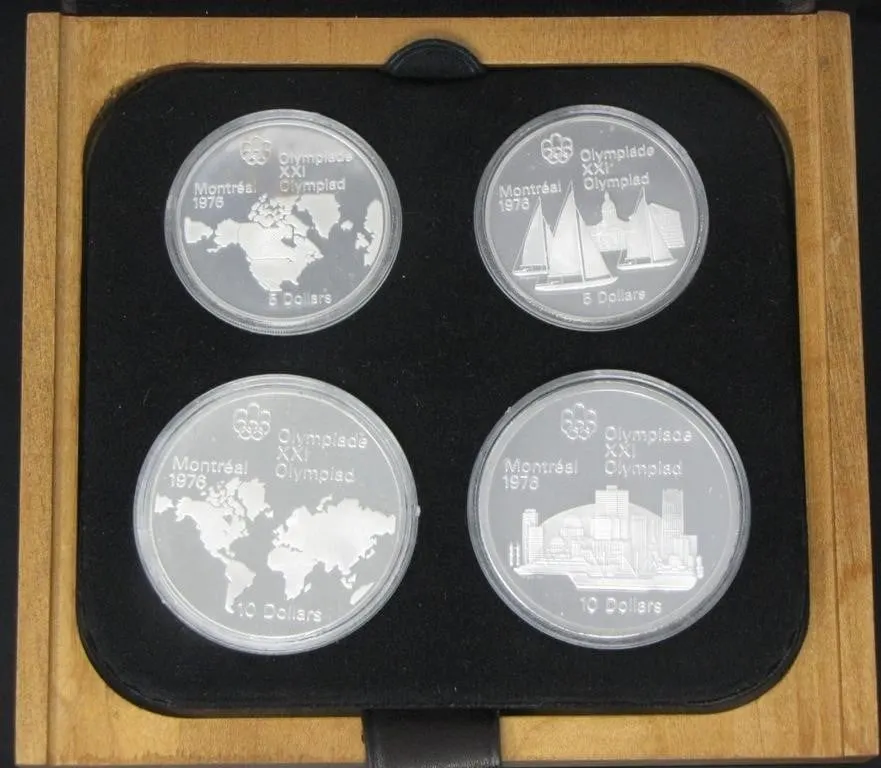 1976 MONTREAL OLYMPICS STERLING COIN SET SERIES I