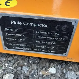2026 SDLOOL Vibratory Plate Compacto] SL90