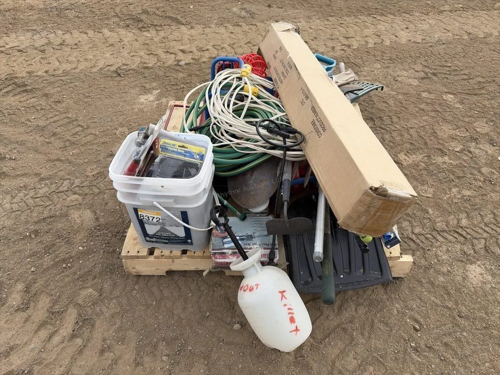Pallet of Air Compressor, Hand Tools & More