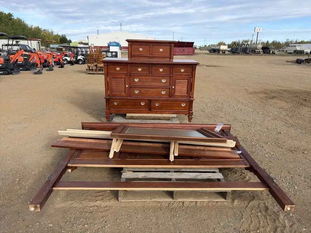 Two Dressers & Bed Frame