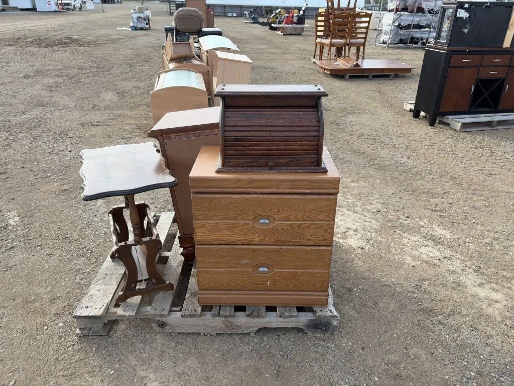 Two Small Dressers & One Small Table