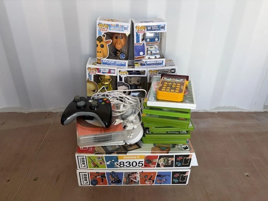 Nintendo Labo, Funko Pops, DVD's & More
