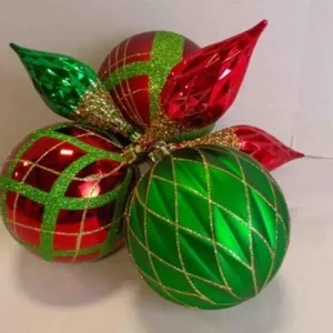 Festive X-Mas Tree Topper Multi-Cluster Ornaments