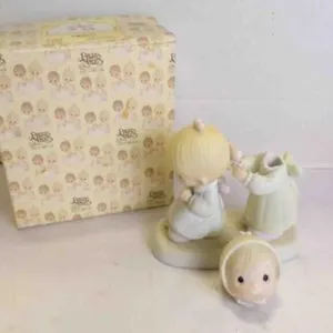 1980's Precious Moments "Sisters" Porcelain Figure