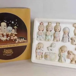 Precious Moments Porcelain Nativity Figurines ONLY