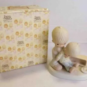 1980's Precious Moments "Friends" Porcelain Figure