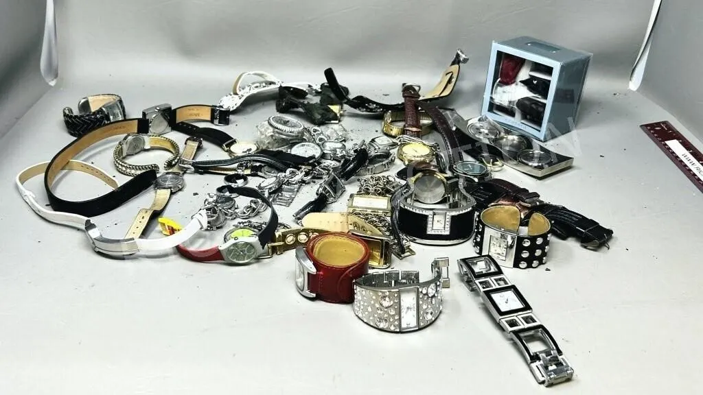 lot of various watches - as is