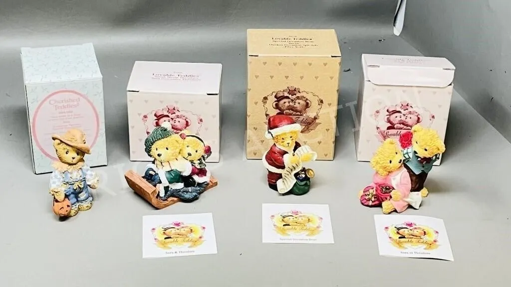 4 Avon ornaments - original boxes