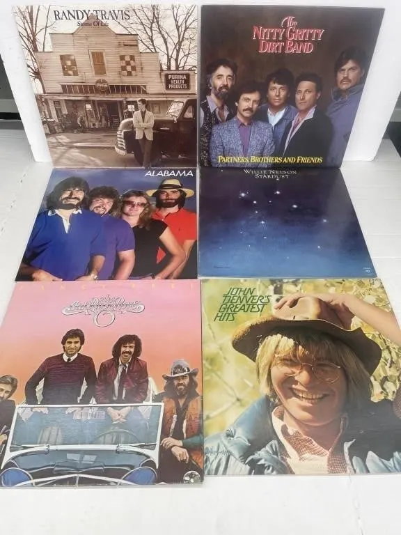 Six of your favourite country artists on LP.