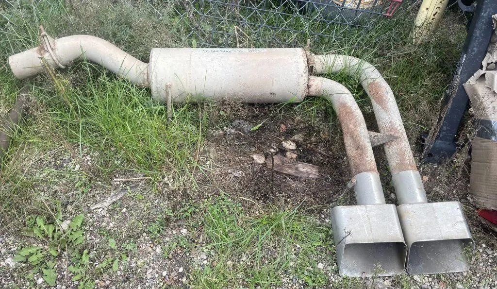 Exhaust system for a 2003 GMC Sierra 5.3L engine.