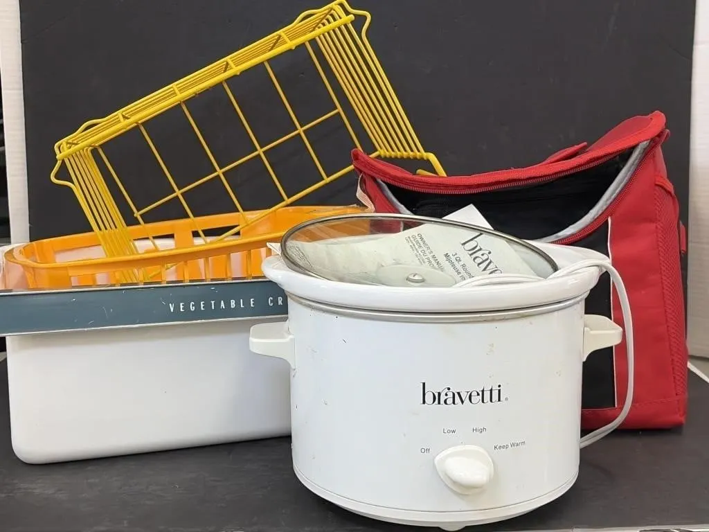 Bravetti Crock Pot, Lunch Pail, Vegetable