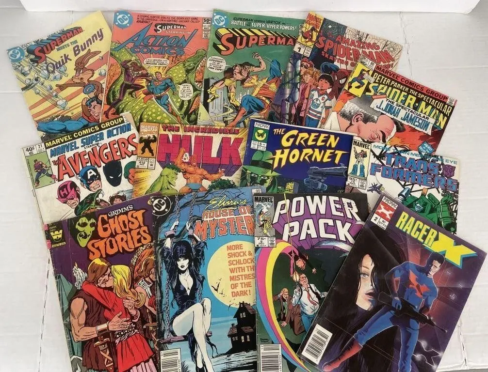 DC, Marvel and Now Clmics on this lot of 13