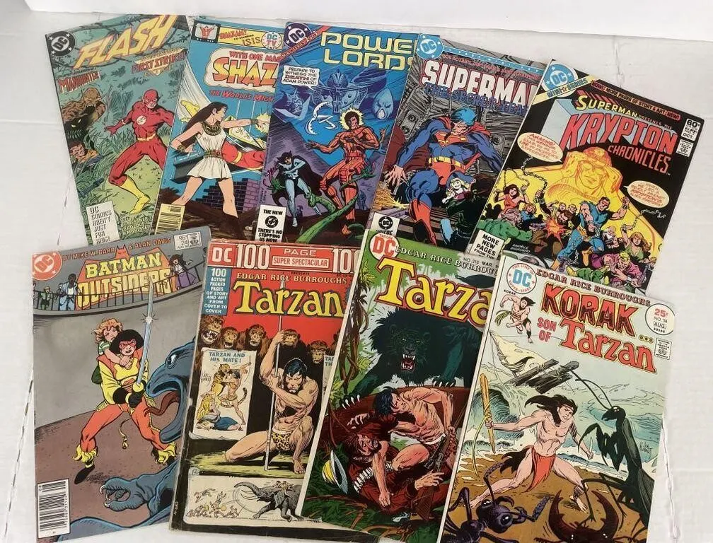 Nine classic comic books from the Seventies and