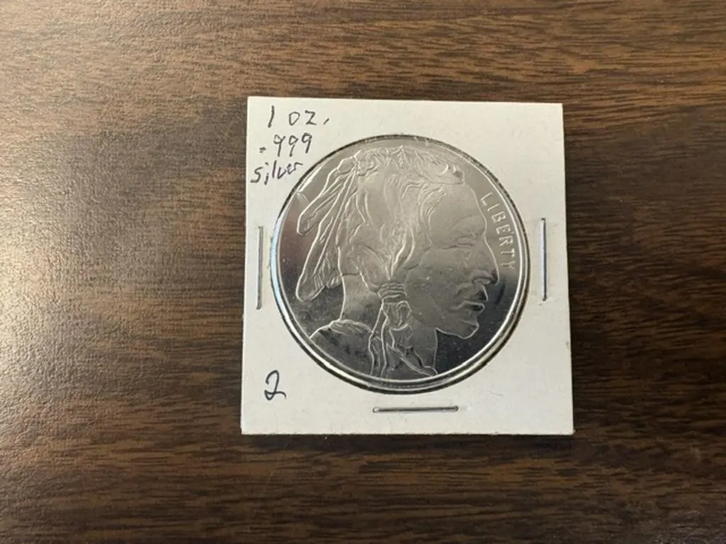 1 oz. BUFFALO ROUND .999 SILVER