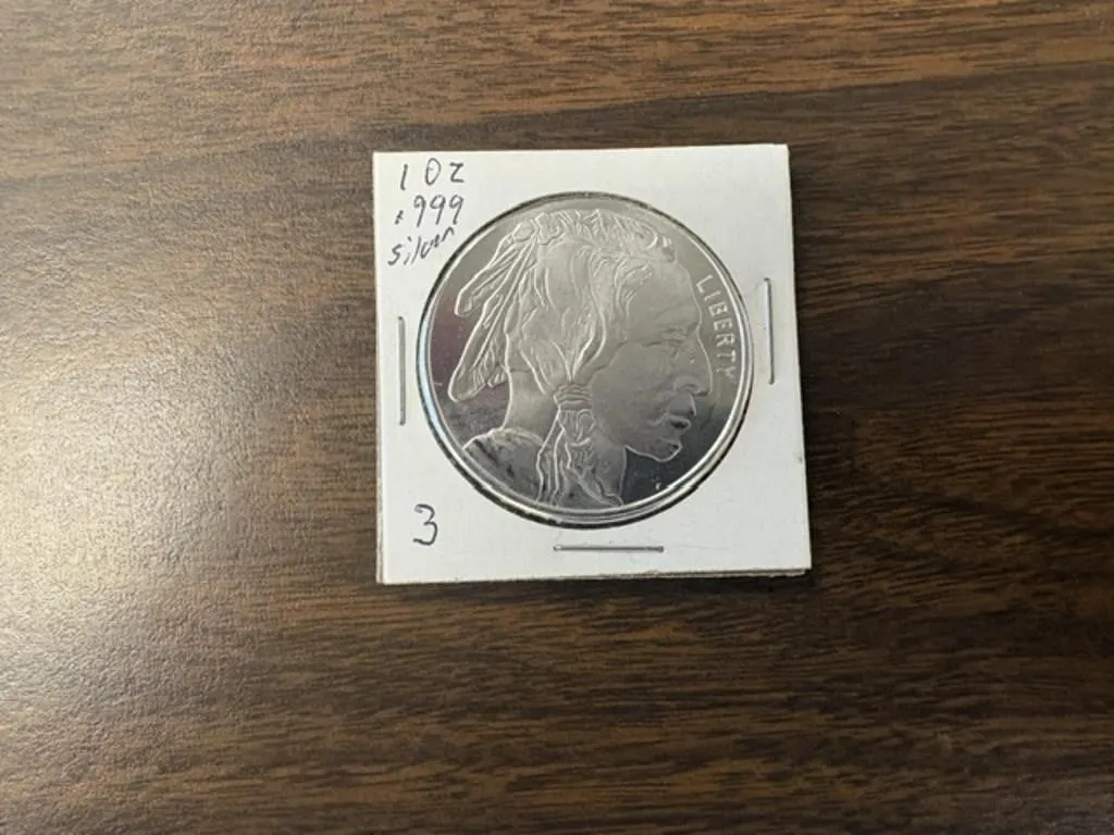 1 oz. BUFFALO ROUND .999 SILVER
