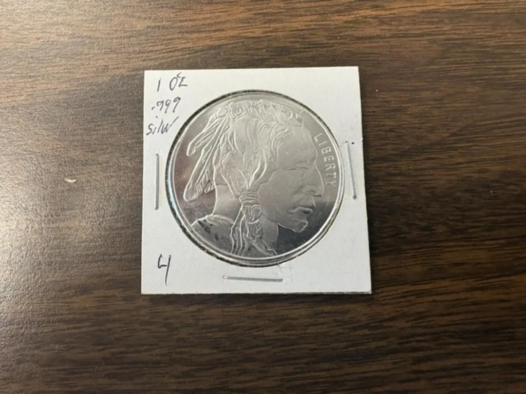 1 oz. BUFFALO ROUND .999 SILVER