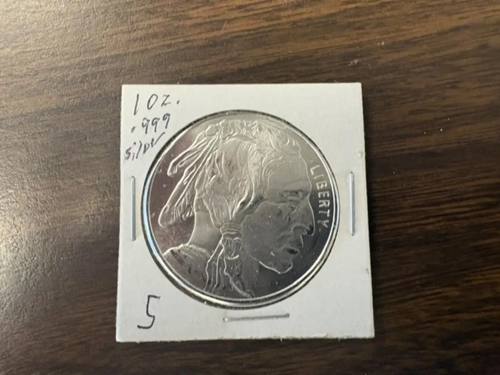 1 oz. BUFFALO ROUND .999 SILVER